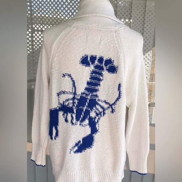 NEW Maeve Anthropologie Lobster Cardigan 🦞 - Picture 2 of 7